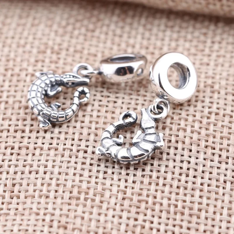 (image for) PANDORA Alligator Silver Pendant Charm - 791509 - View 2