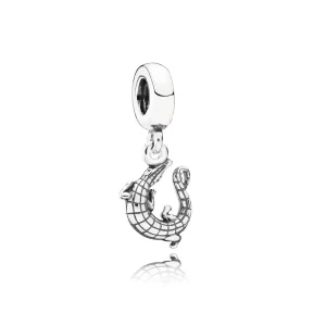 PANDORA Alligator Silver Pendant Charm - 791509 (image for) PANDORA Alligator Silver Pendant Charm - 791509