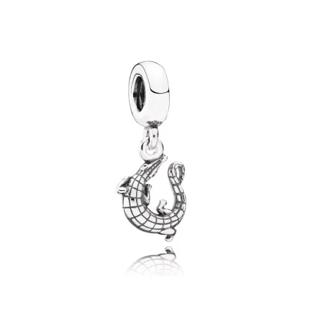 PANDORA Alligator Silver Pendant Charm - 791509