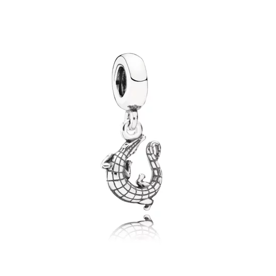 PANDORA Alligator Silver Pendant Charm - 791509
