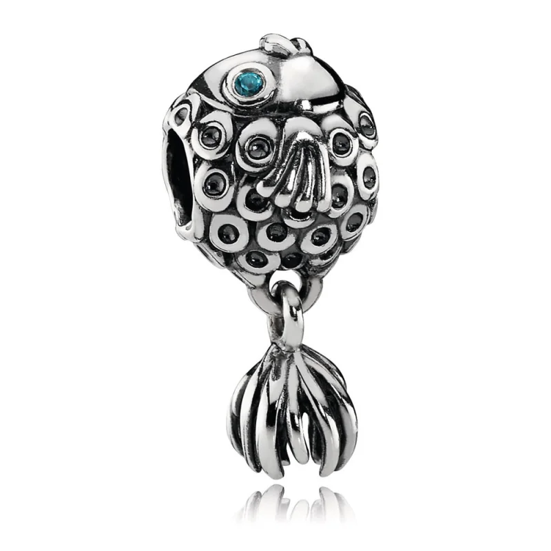 (image for) PANDORA Angel Fish Charm - 791108TPP - View 2