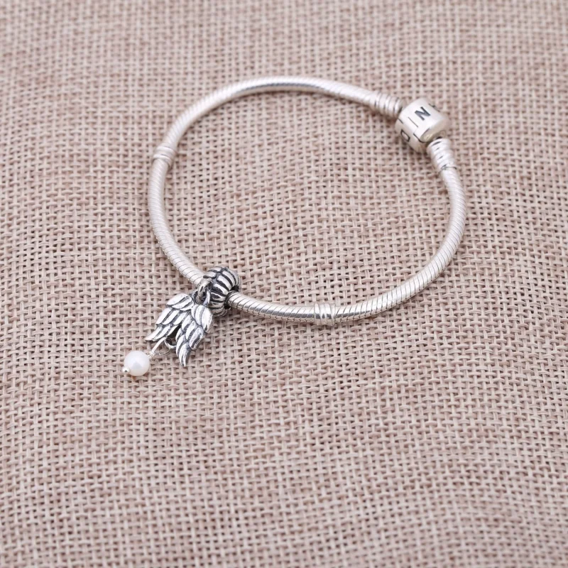(image for) PANDORA Angel Wings Dangle Charm - 790975P - View 2