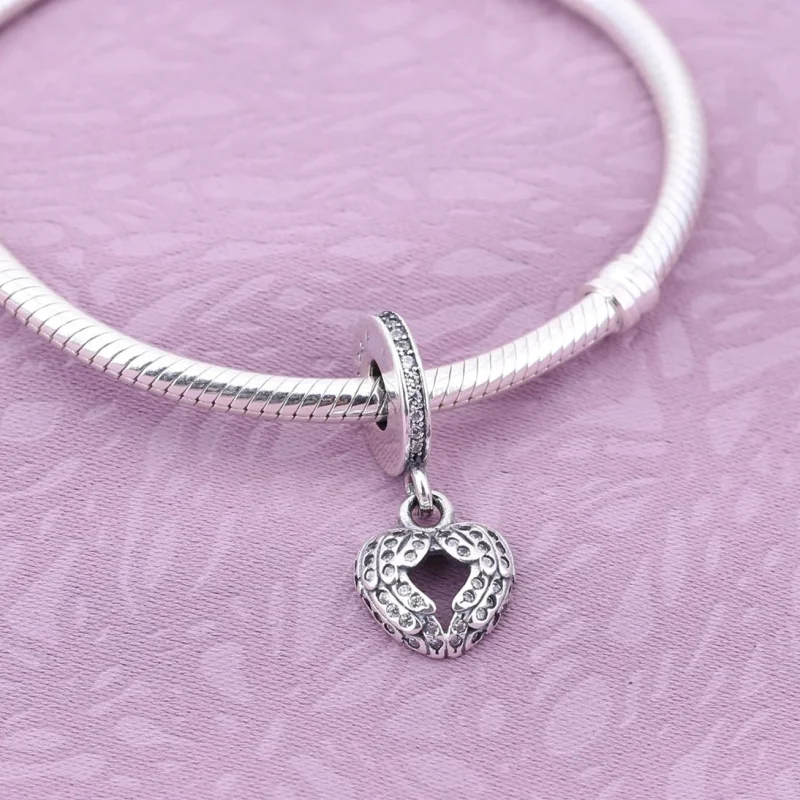 (image for) PANDORA Angel Wings Dangle - PJ0054-1B - View 4