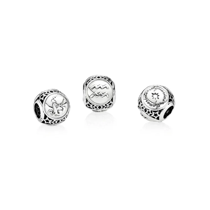 (image for) PANDORA Aquarius Star Sign Charm - 791934 - View 2