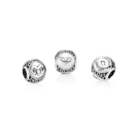 PANDORA Aries Star Sign Charm - 791936 PANDORA Aries Star Sign Charm - 791936