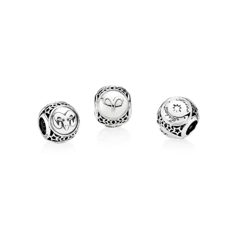 (image for) PANDORA Aries Star Sign Charm - 791936 - View 2
