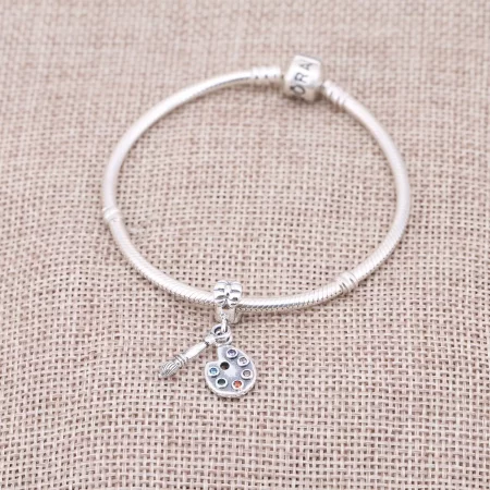 PANDORA Artist's Palette Pendant Charm - 791268CZMX
