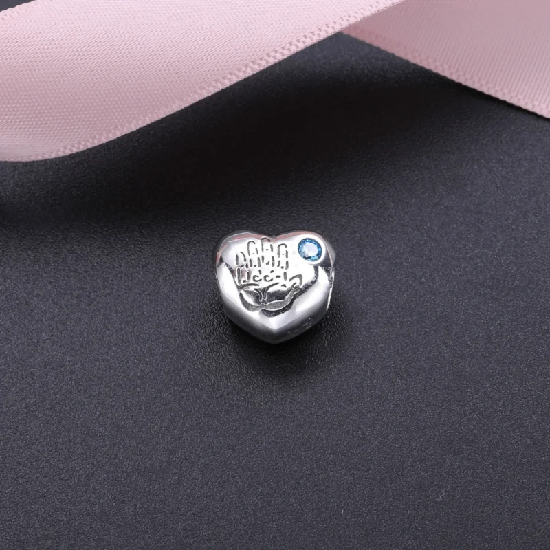 (image for) PANDORA Baby Girl Charm, Pink CZ - 791280PCZ - View 2