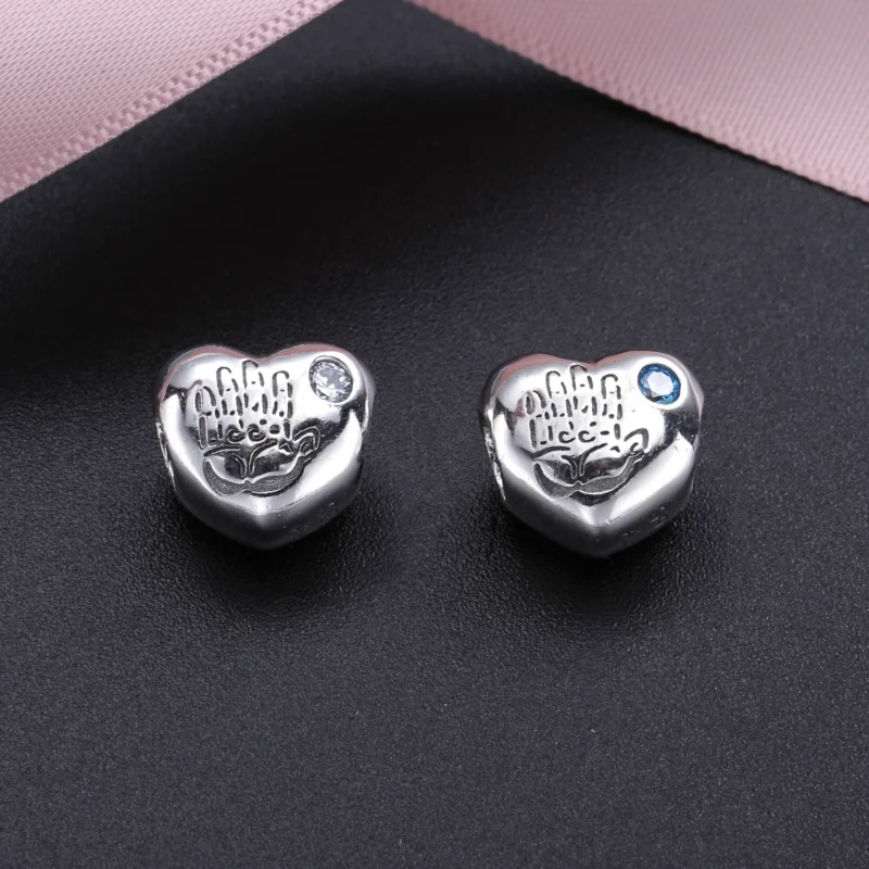 (image for) PANDORA Baby Girl Charm, Pink CZ - 791280PCZ - View 4