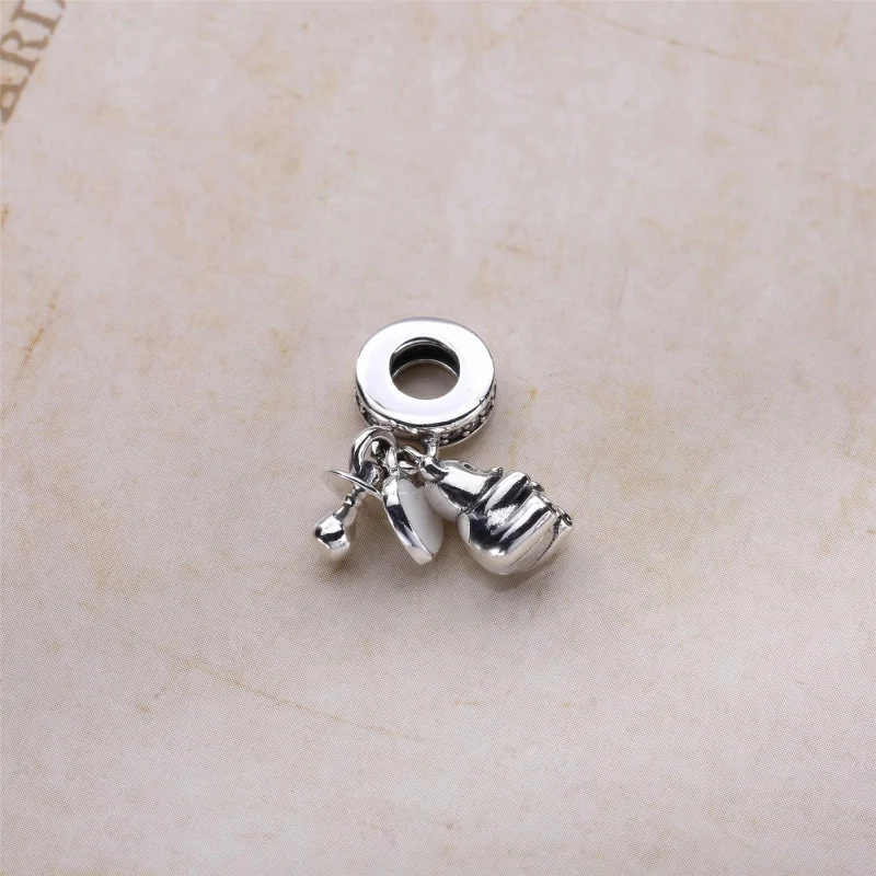 (image for) PANDORA Baby Treasures with Clear CZ Dangle - 792100CZ - View 2