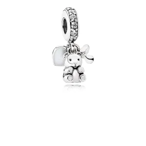 (image for) PANDORA Baby Treasures with Clear CZ Dangle - 792100CZ
