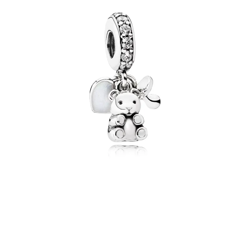 (image for) PANDORA Baby Treasures with Clear CZ Dangle - 792100CZ - Product Image