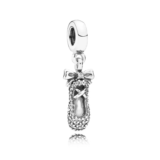 PANDORA Ballet Slipper Pendant Charm - 791506CZ