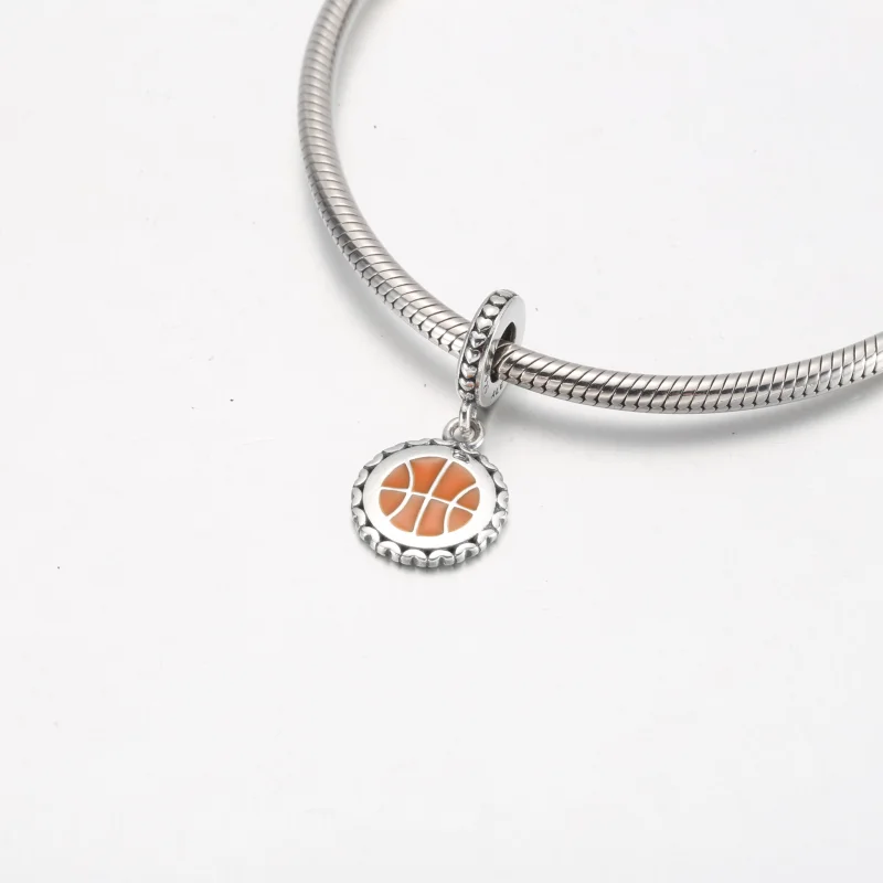(image for) PANDORA Basketball Dangle Charm, Mixed Enamel - ENG792018_18 - View 4