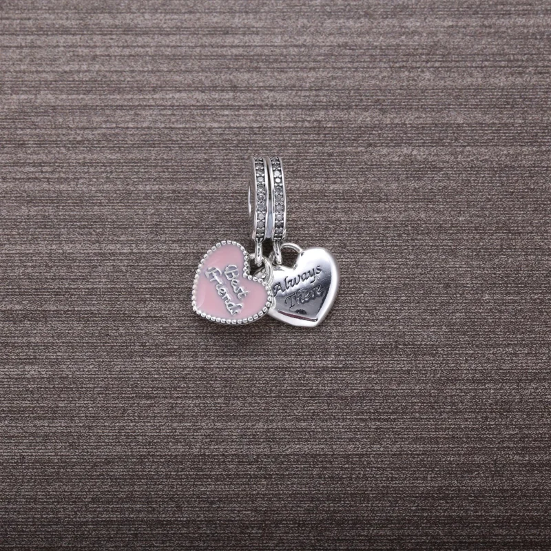 (image for) PANDORA Best Friends Pendant Charm - 791950CZ - View 4