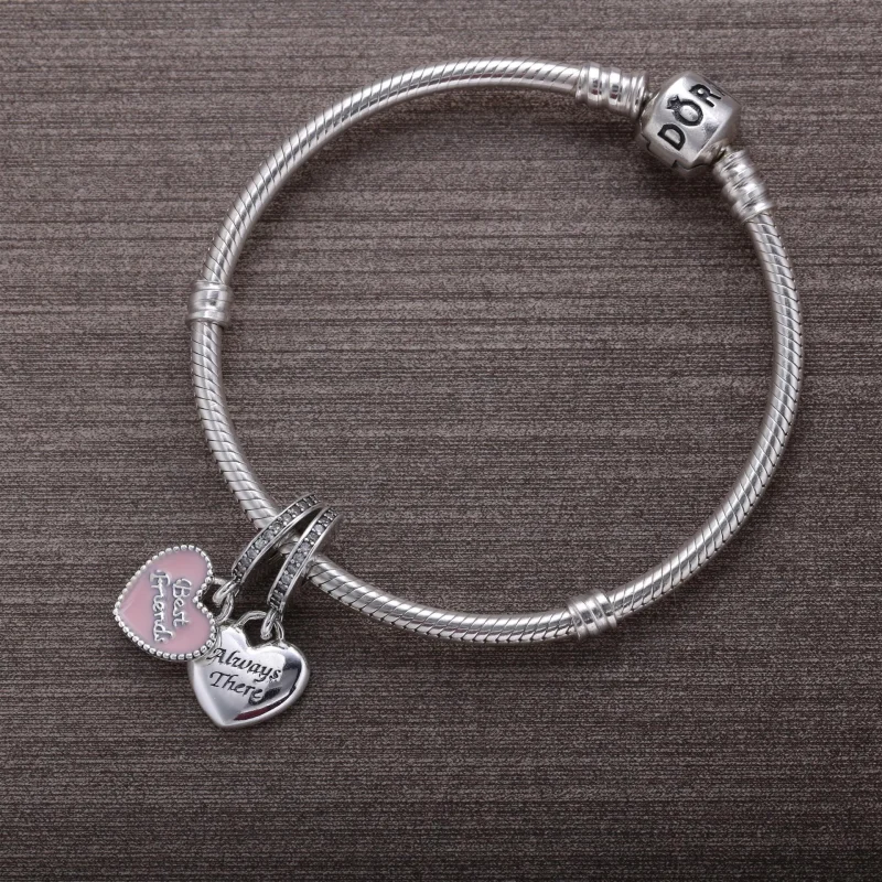 (image for) PANDORA Best Friends Pendant Charm - 791950CZ - View 5