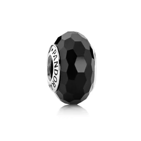 PANDORA Black Faceted Murano Bead - 791069 PANDORA Black Faceted Murano Bead - 791069