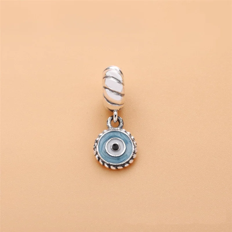 (image for) PANDORA Blue Dangle Eye Dangle Charm - 790529EB - View 2