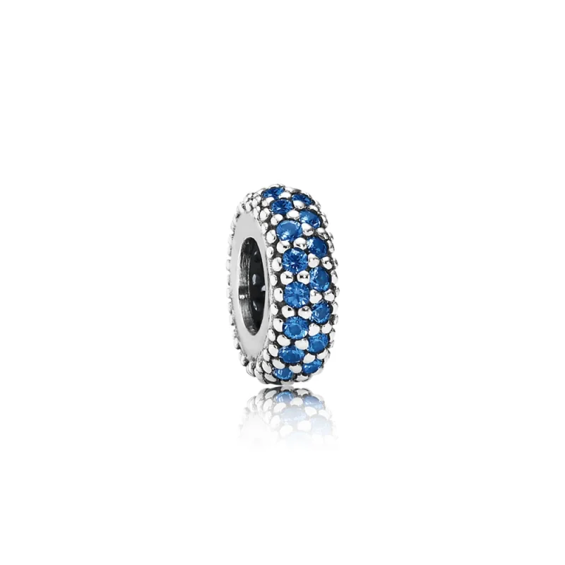 (image for) PANDORA Blue Pavé Spacer - 791359NCB - Product Image