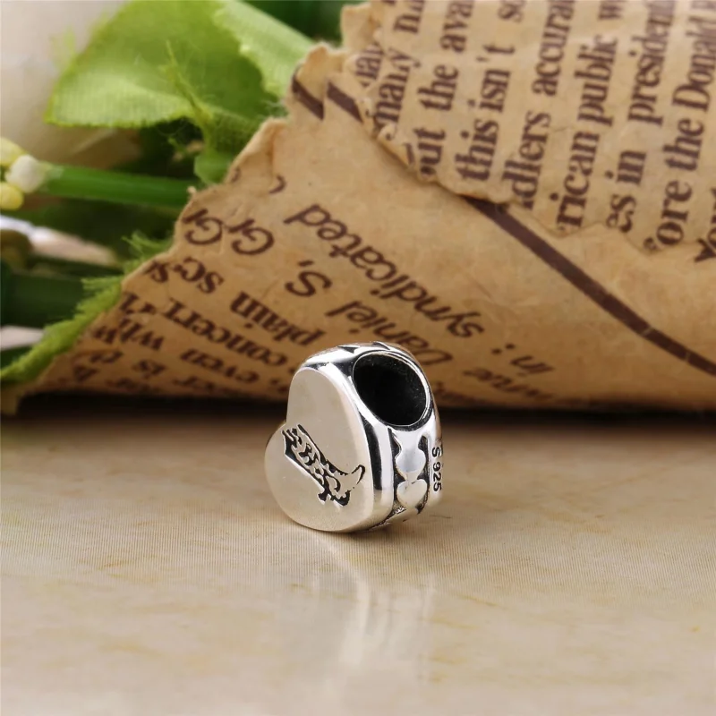 (image for) PANDORA Boot heart charm - PS00178-1 - View 4