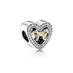 (image for) PANDORA Bound By Love Charm - 791875CZ