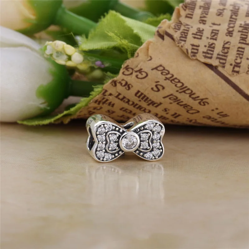 (image for) PANDORA Bow Charm - nQ05Xnks - View 2