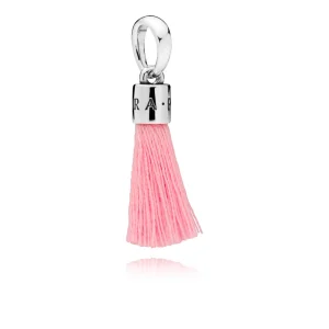 (image for) PANDORA Bright Pink Fabric Tassel Dangle Charm - 797212CBP