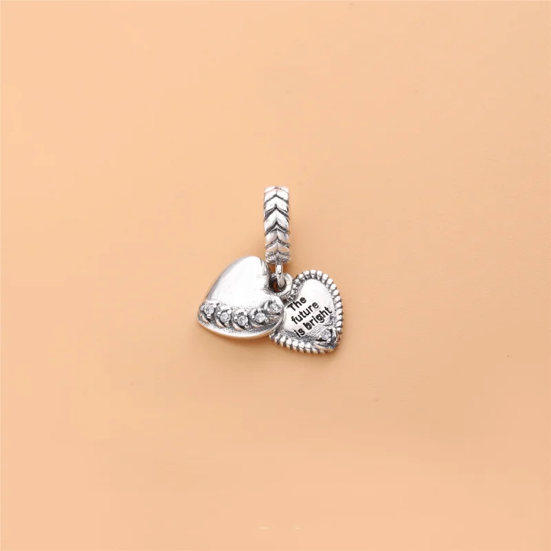 (image for) PANDORA Bright Seeds Dangle Charm, Clear CZ - 797581CZ - View 3