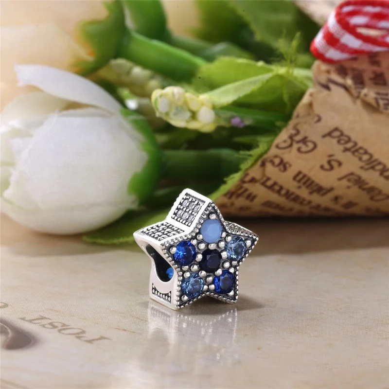 (image for) PANDORA Bright Star Charm, Multi-Colored Crystals - 796379NSBMX - View 2