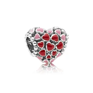 (image for) PANDORA Burst of Love Charm, Mixed Enamel - 796557ENMX