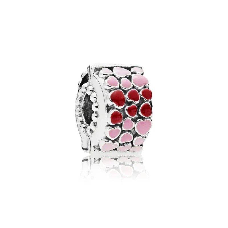 (image for) PANDORA Burst of Love Clip, Mixed Enamel - 796594ENMX - Product Image