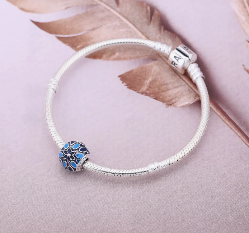 (image for) PANDORA Cathedral Rose Charm - 791374ENMX - View 2