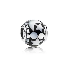 PANDORA Celestial Mosaic Charm, Black Acrylic & Mother-of-Pearl - 796400MMB PANDORA Celestial Mosaic Charm, Black Acrylic & Mother-of-Pearl - 796400MMB