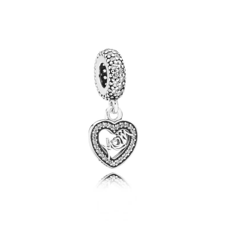 (image for) PANDORA Centre of My Heart Pendant Charm - 791521CZ - Product Image