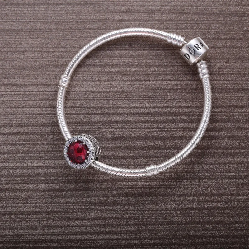 (image for) PANDORA Cerise Radiant Hearts Charm - 791725NCC - View 6