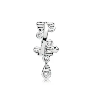 (image for) PANDORA Chandelier Droplets Spacer Charm, Clear CZ - 797106CZ