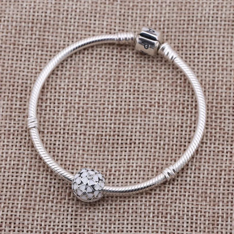 (image for) PANDORA Cherry Blossom Clip - 791826EN40 - View 7