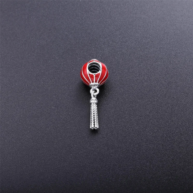 (image for) PANDORA Chinese Lantern Dangle Charm, Red Enamel - 791299EN09 - View 3