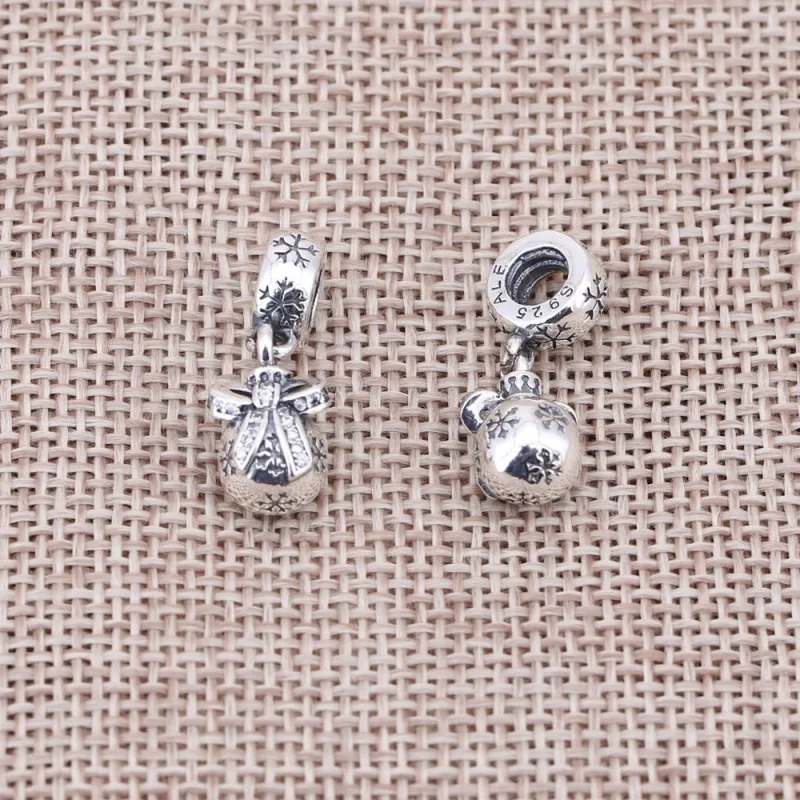 (image for) PANDORA Christmas Bauble Dangle Bead - 791410CZ - View 2