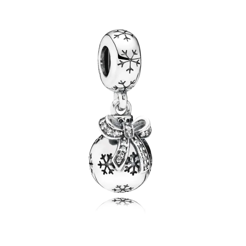 (image for) PANDORA Christmas Bauble Dangle Bead - 791410CZ - Product Image