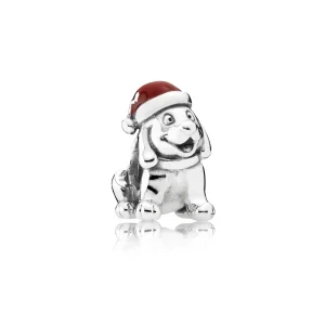 (image for) PANDORA Christmas Puppy Charm - 791769EN39
