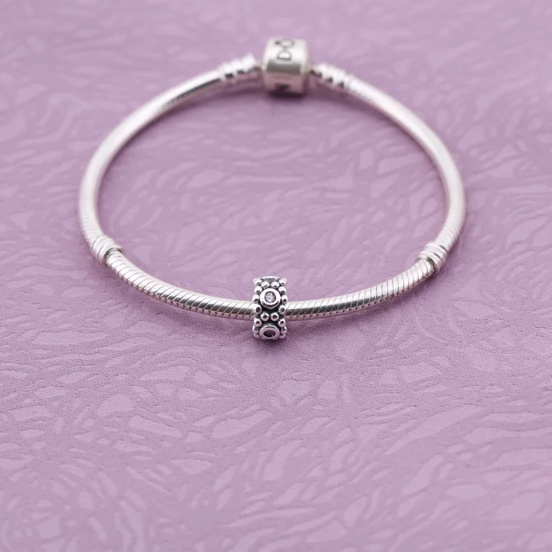 (image for) PANDORA Circle Game Spacer - 791122PCZ - View 2