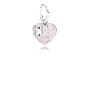 (image for) PANDORA Complete My Heart Pendant Charm - 791522EN68