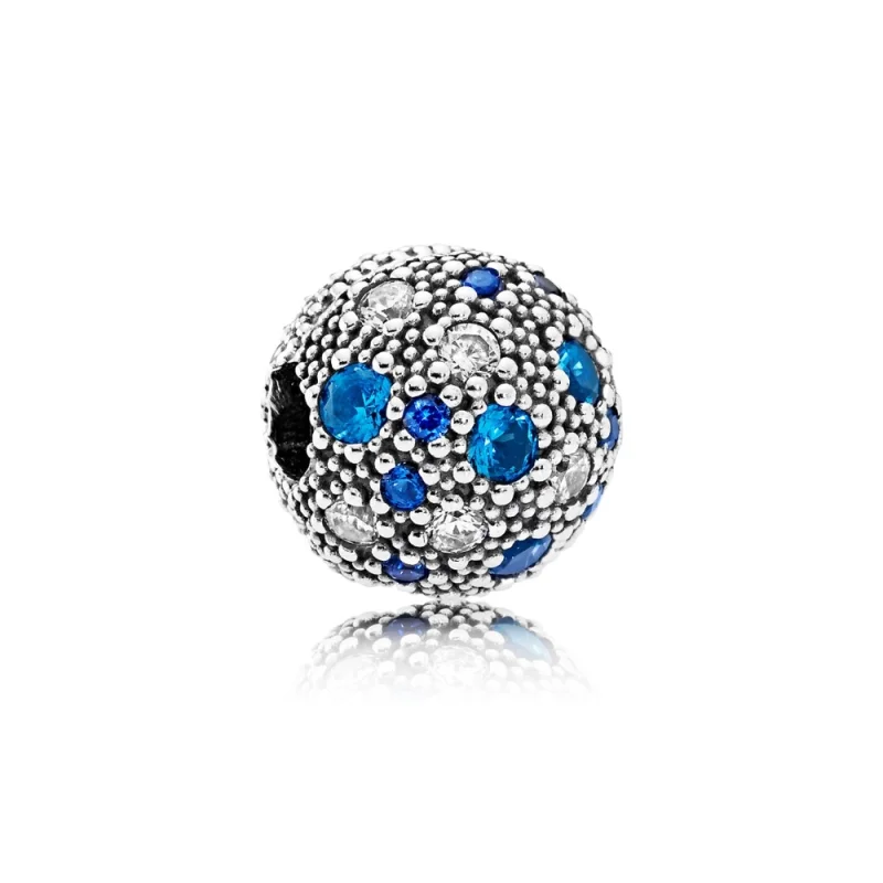 (image for) PANDORA Cosmic Stars, Multi-Colored Crystals Clear CZ Clip - 791286NSBMX - Product Image
