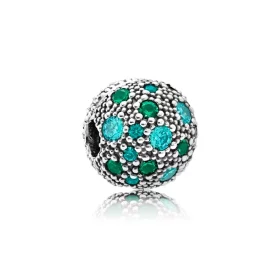 PANDORA Cosmic Stars, Multi-Colored Crystals Teal CZ Clip - 791286MCZMX