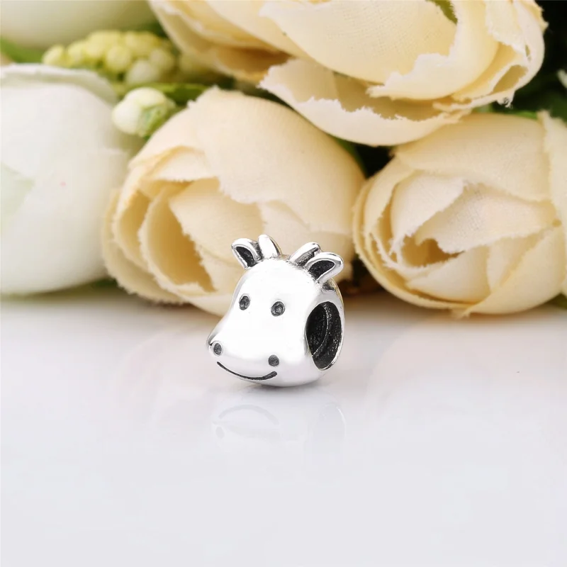 (image for) PANDORA Cow silver charm - 791748 - View 3