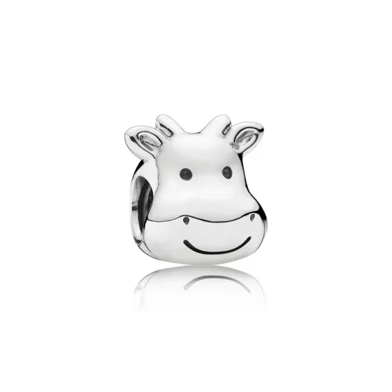 PANDORA Cow silver charm - 791748