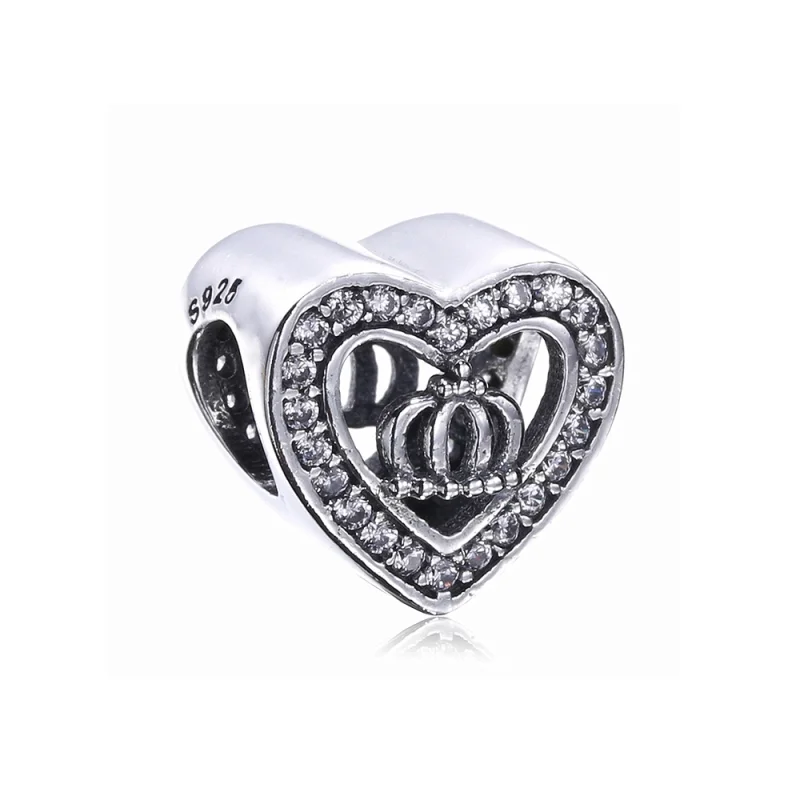 (image for) PANDORA Crown Heart Charm - PX00274-1 - Product Image