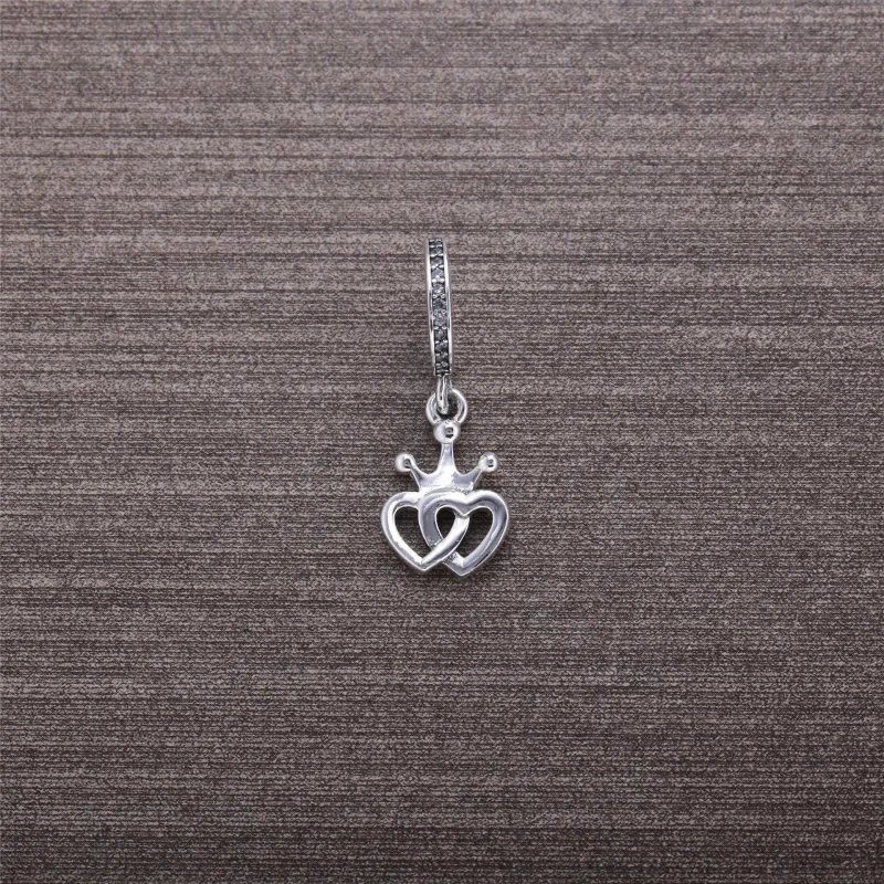 (image for) PANDORA Crowned Hearts Pendant Charm - 791963CZ - View 2