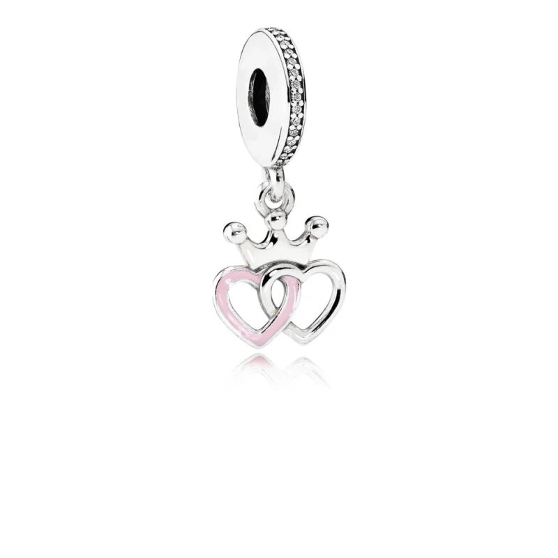 (image for) PANDORA Crowned Hearts Pendant Charm - 791963CZ - Product Image